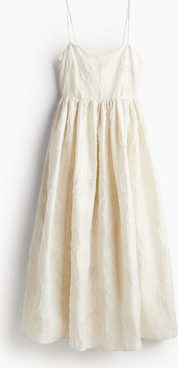 Sukienka H & M na ramiączkach w stylu casual z dekoltem w kształcie litery v