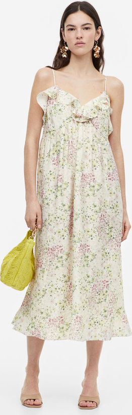 Sukienka H & M na ramiączkach z dekoltem w kształcie litery v