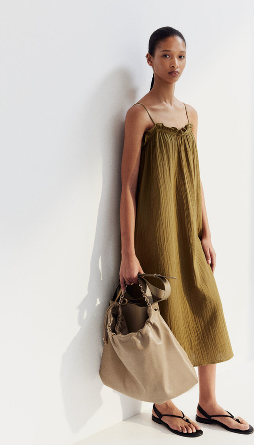 Sukienka H & M w stylu casual na ramiączkach oversize