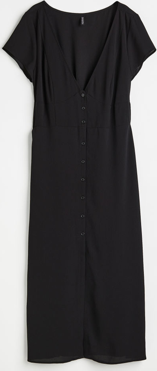 Sukienka H & M w stylu casual z dekoltem w kształcie litery v z krótkim rękawem
