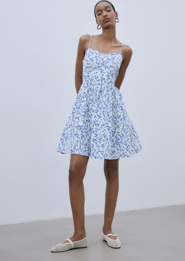 Sukienka H & M z bawełny mini
