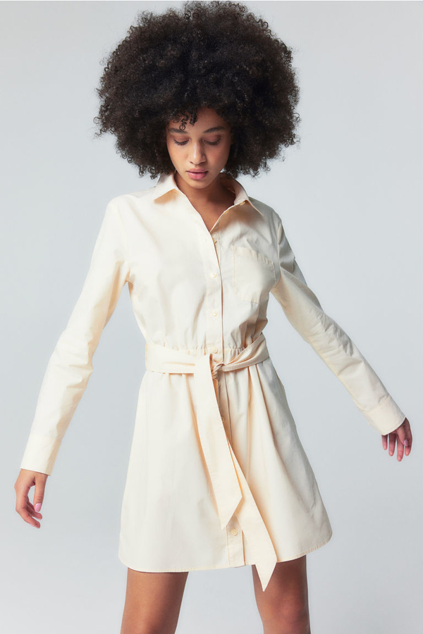 Sukienka H & M z bawełny w stylu casual mini