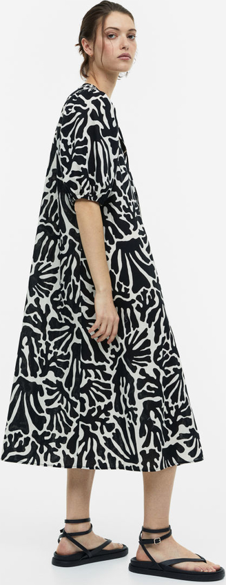 Sukienka H & M z długim rękawem w stylu casual