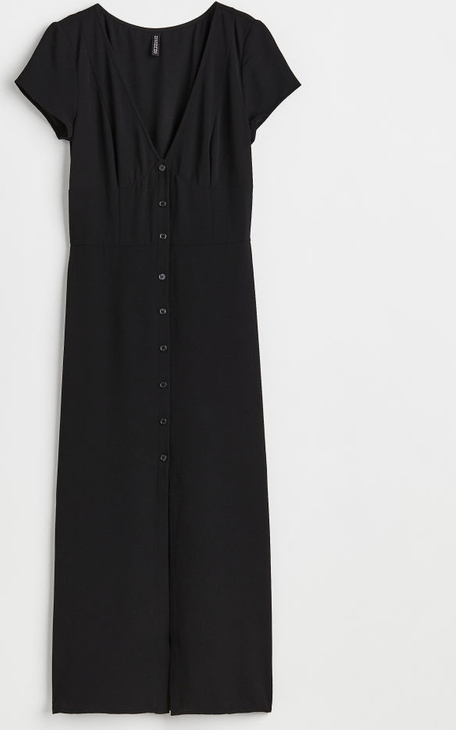 Sukienka H & M z krótkim rękawem w stylu casual z tkaniny