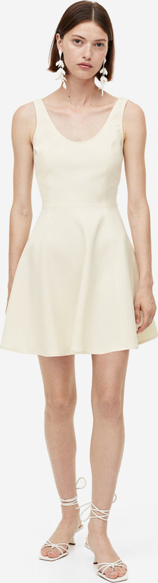 Sukienka H & M z tkaniny na ramiączkach