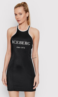 Sukienka Iceberg z okrągłym dekoltem w stylu casual mini