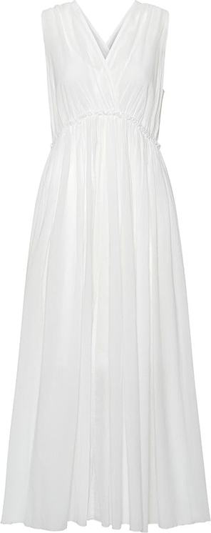 Sukienka Ilse Jacobsen bez rękawów z bawełny z dekoltem w kształcie litery v
