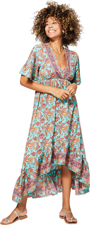 Sukienka Ipanima w stylu casual z dekoltem w kształcie litery v z krótkim rękawem