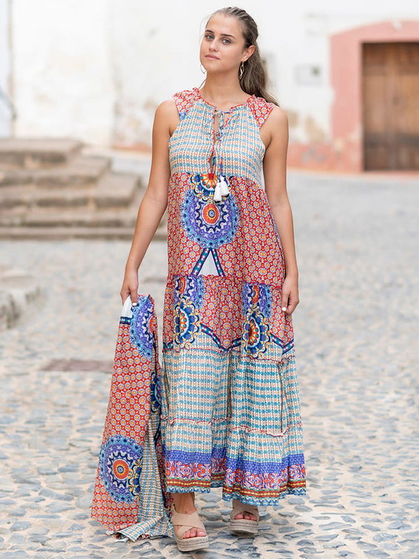 Sukienka Isla Bonita By Sigris maxi z bawełny