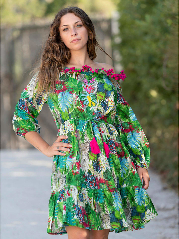 Sukienka Isla Bonita By Sigris mini w stylu casual z bawełny