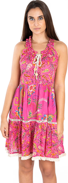 Sukienka Isla Bonita By Sigris z bawełny rozkloszowana bez rękawów