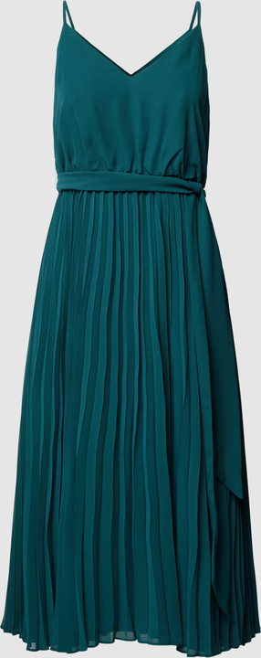 Sukienka Jake*s z szyfonu midi z dekoltem w kształcie litery v