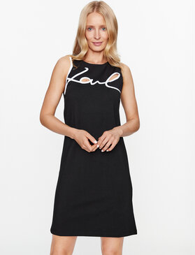 Sukienka Karl Lagerfeld mini bez rękawów