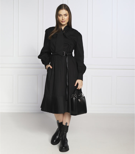 Sukienka Karl Lagerfeld z bawełny