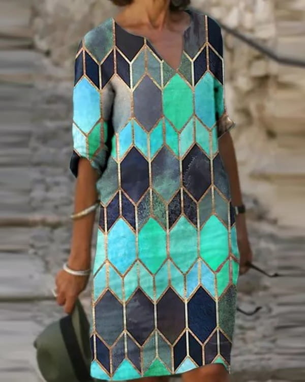 Sukienka Kendallme mini z dekoltem w kształcie litery v z długim rękawem