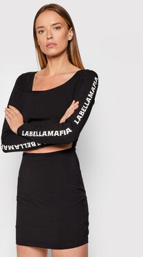 Sukienka Labellamafia mini z długim rękawem