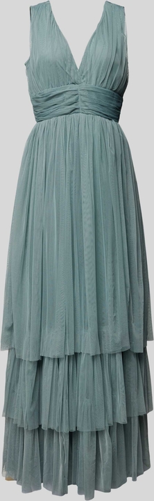 Sukienka Lace & Beads maxi na ramiączkach z dekoltem w kształcie litery v