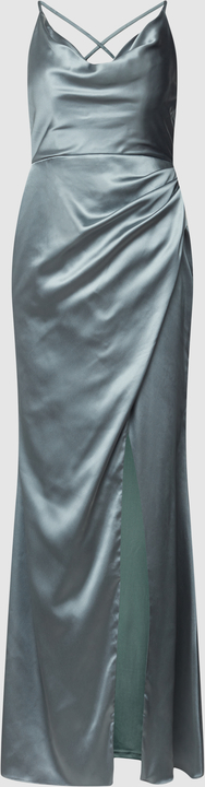Sukienka Laona z satyny na ramiączkach