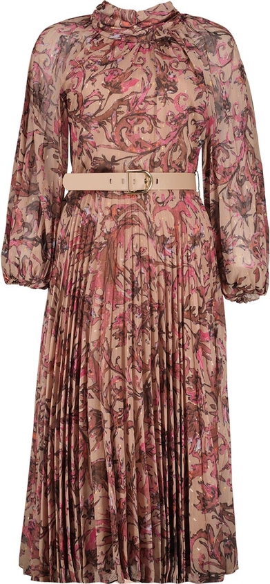 Sukienka Lavard z wełny z dekoltem w kształcie litery v