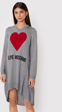 Sukienka Love Moschino asymetryczna