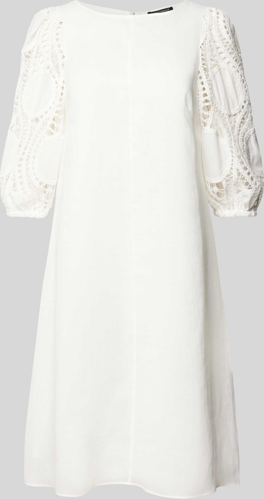 Sukienka Luisa Cerano z okrągłym dekoltem mini z bawełny