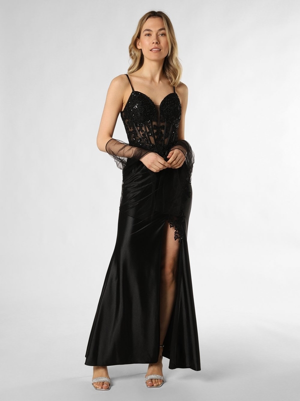 Sukienka Luxuar Fashion na ramiączkach maxi