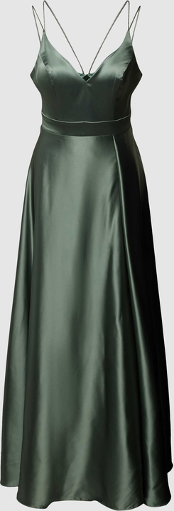 Sukienka Luxuar Fashion na ramiączkach z dekoltem w kształcie litery v