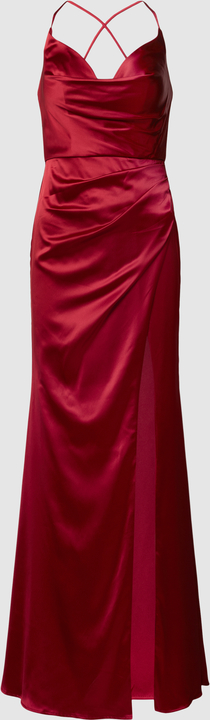 Sukienka Luxuar Fashion z dekoltem w kształcie litery v