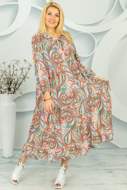 Sukienka Made in Italy maxi w stylu boho