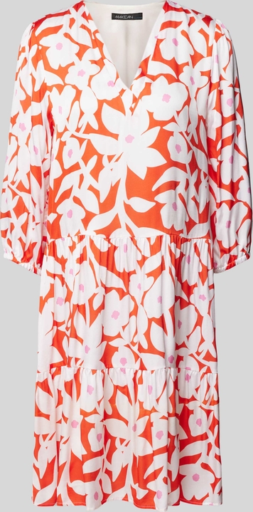 Sukienka Marc Cain mini w stylu casual z dekoltem w kształcie litery v