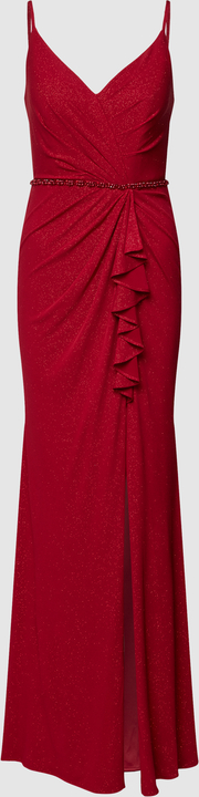 Sukienka Mascara na ramiączkach z dekoltem w kształcie litery v maxi