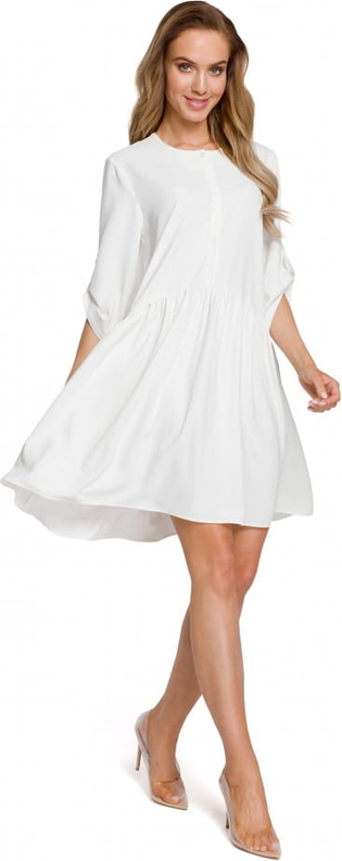 Sukienka MOE z długim rękawem w stylu casual mini