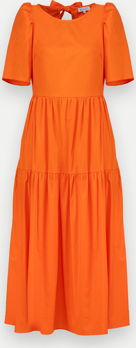Sukienka Molton z dekoltem w kształcie litery v maxi w stylu casual