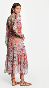 Sukienka Morgan midi z dekoltem w kształcie litery v