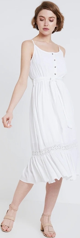 Sukienka NA-KD midi na ramiączkach