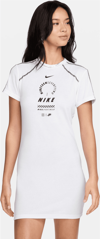 Sukienka Nike z okrągłym dekoltem w sportowym stylu