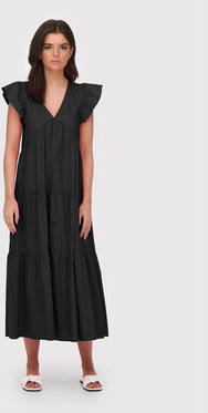Sukienka Only maxi w stylu casual z dekoltem w kształcie litery v