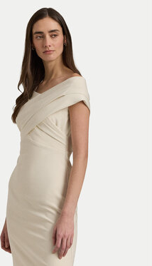 Sukienka Ralph Lauren z krótkim rękawem dopasowana mini