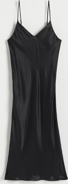 Sukienka Reserved mini z dekoltem w kształcie litery v w stylu casual