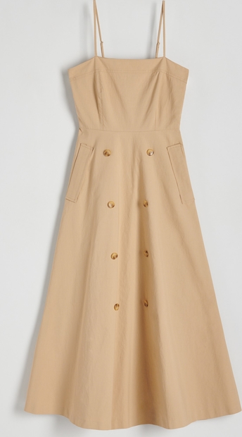 Sukienka Reserved z dekoltem w kształcie litery v na ramiączkach w stylu casual