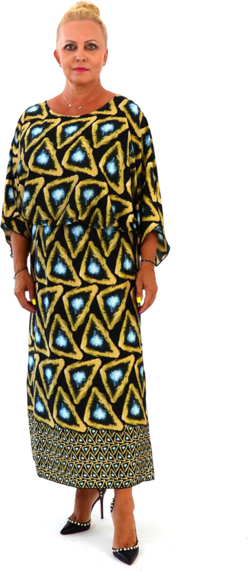 Sukienka Roxana - sukienki maxi z długim rękawem