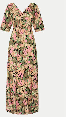 Sukienka Roxy w stylu boho maxi z dekoltem w kształcie litery v