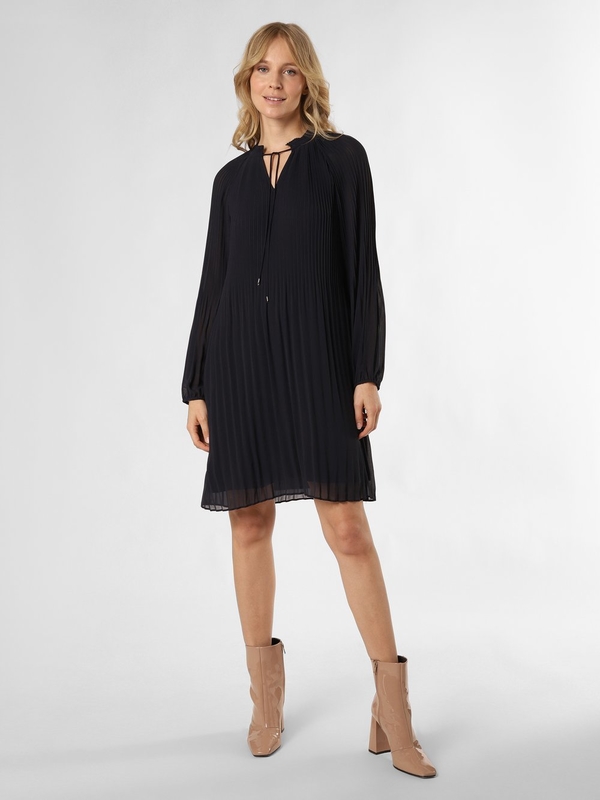 Sukienka S.Oliver Black Label z dekoltem w kształcie litery v w stylu casual midi