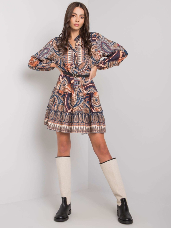 Sukienka Sheandher.pl w stylu casual mini z długim rękawem