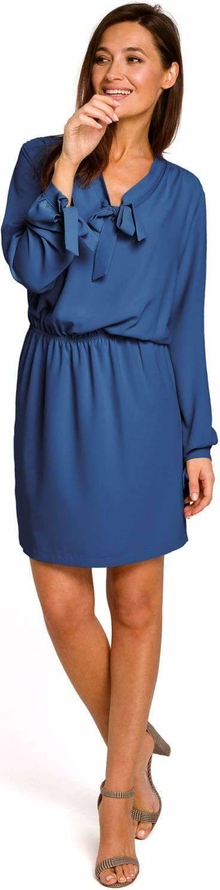 Sukienka Style mini w stylu casual z długim rękawem