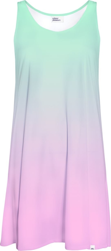 Sukienka sukienki.pl z tkaniny mini z okrągłym dekoltem