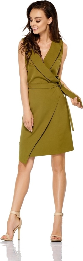 Sukienka TAGLESS mini asymetryczna bez rękawów