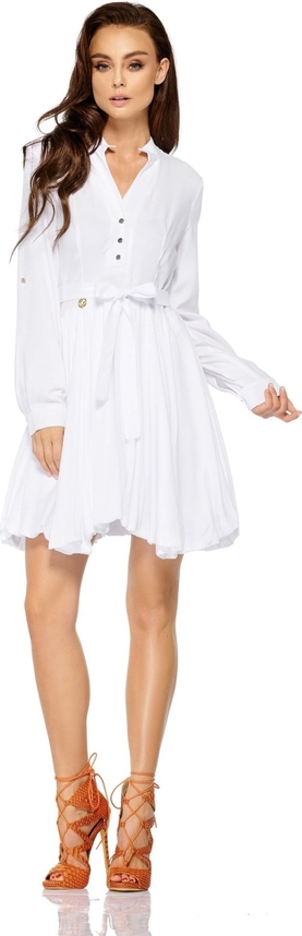 Sukienka TAGLESS mini z długim rękawem rozkloszowana