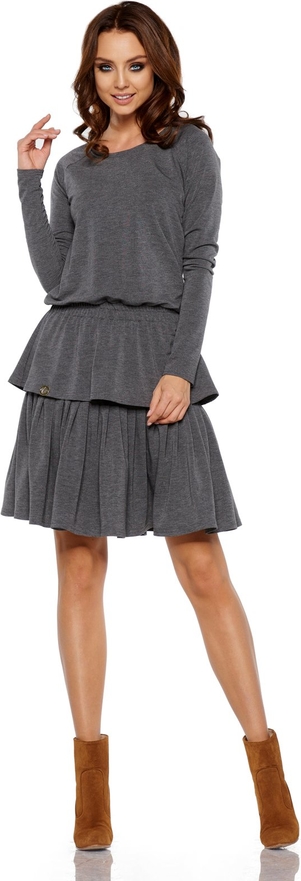 Sukienka TAGLESS w stylu casual mini z okrągłym dekoltem