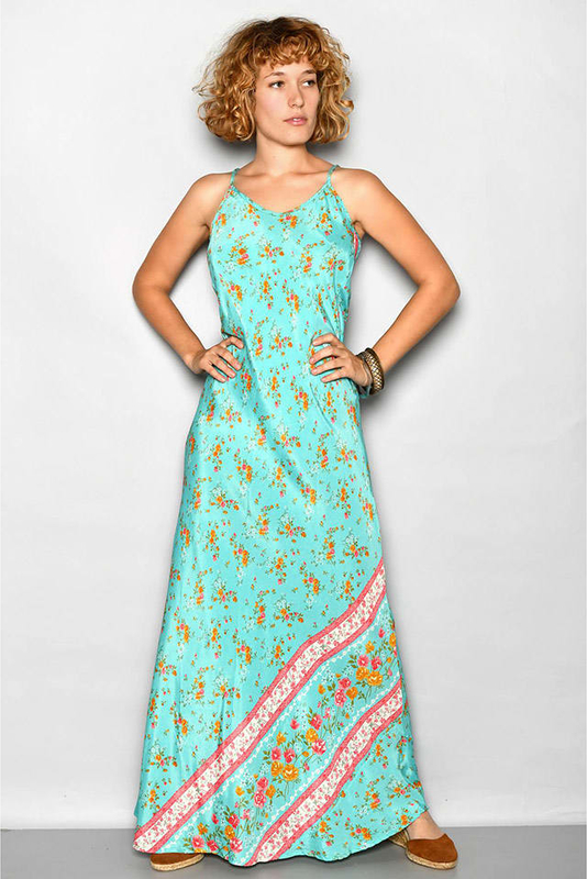 Sukienka Tarifa maxi w stylu casual na ramiączkach
